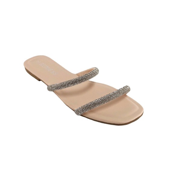 Cute Vegan Beach Wedding Casual Berness Jewelry Sandals Cassie Beige 8 (CC) - Picture 4 of 7